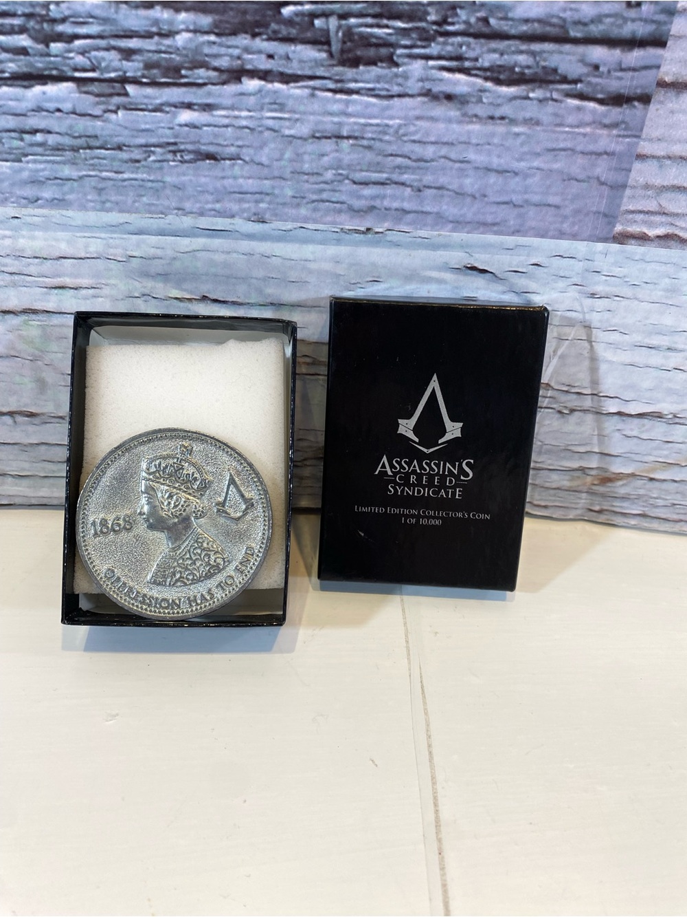 Assassins Creed Syndicate Limited Coin Medallion - Oppression Has to End 1868